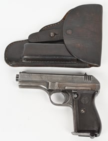 CZ FNH MODEL 27 7.65 MM NAZI MARKED W/ HOLSTER