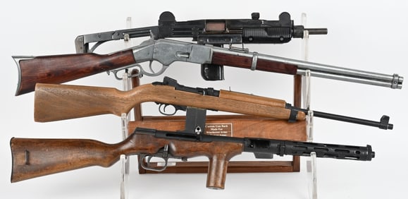 LOT OF REPLICA SMGS & RIFLES