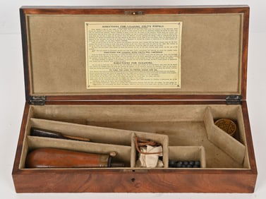 COLT BLACK POWDER WOOD PISTOL CASE