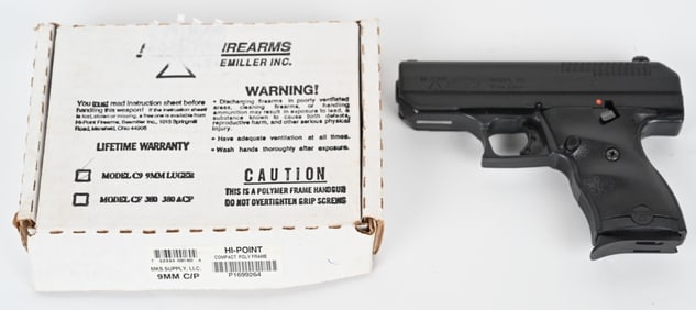 HI-POINT MODEL C9 SEMI AUTO PISTOL W/BOX
