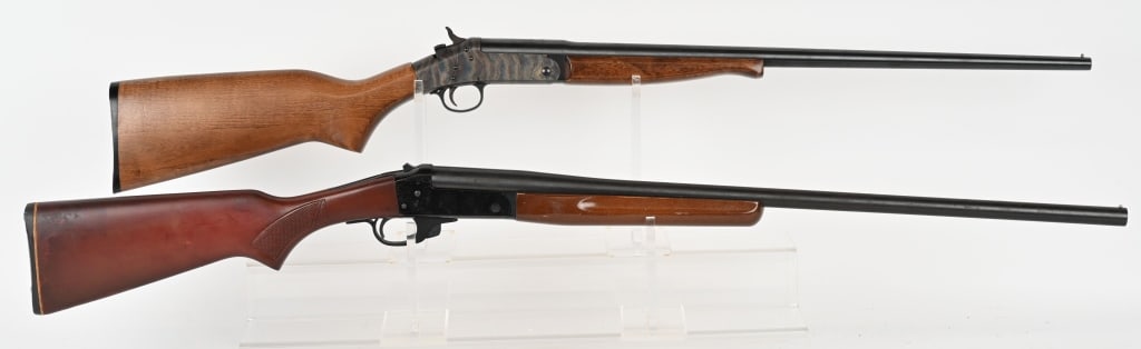 SOMETHING OLD SOMETHING NEW - LOT OF 2 SHOTGUNS: NEW ENGLAND FIREARMS PARDNER MODEL 410 SHOTGUN SERIAL NUMBER: NP268328. BARREL: 25 ?". GAUGE: .410 GA, 3". LOP: 14 ?". Standard markings and features. Brass bead front sight. Factory blued and Case Co