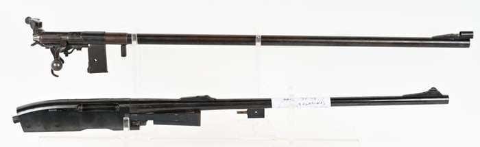 LOT OF (2) BARRELED RIFLED ACTIONS