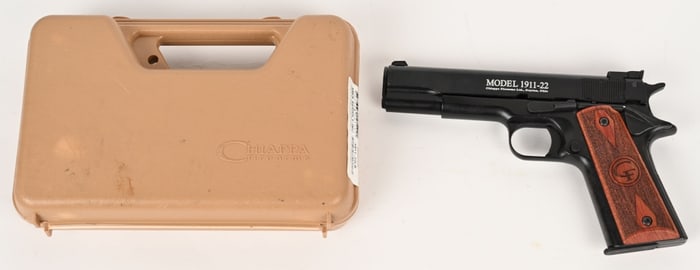 CHIAPPA 1911-22 SEMI AUTO PISTOL WITH CASE