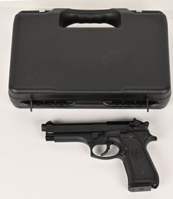 U.S. MARKED BERETTA M9 SEMI AUTO PISTOL