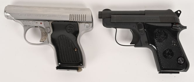 LOT OF (2) SEMI AUTO POCKET PISTOLS