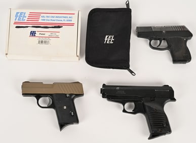 LOT OF THREE SEMI AUTOMATIC .380 PISTOLS