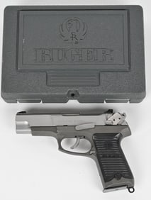 RUGER P89 SEMI AUTO PISTOL WITH CASE