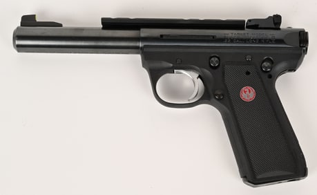 RUGER MARK III TARGET WITH SCOPE RAIL & CASE