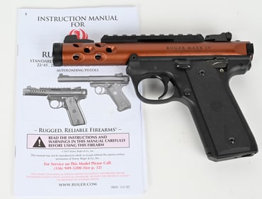 RUGER MARK IV 22/45 LITE 22LR BRONZE ANODIZED
