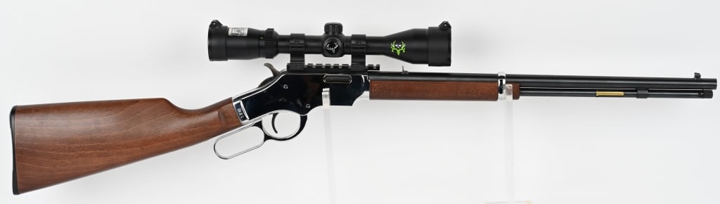 UBERTI SILVERBOY LEVER ACTION RIFLE: SERIAL NUMBER: E10366. BARREL: 24". CALIBER: .22LR. The Silver boy is the ultimate small-bore lever-action rifle chambered in .22 LR. This is an all-original lever-action firearm, based on the classic