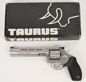 TAURUS TRACKER MODEL .17 HMR REVOLVER W/ BOX