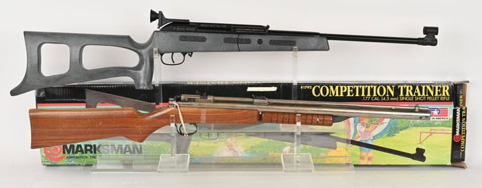 BENJAMIN FRANKLIN & MARKSMAN AIR RIFLES