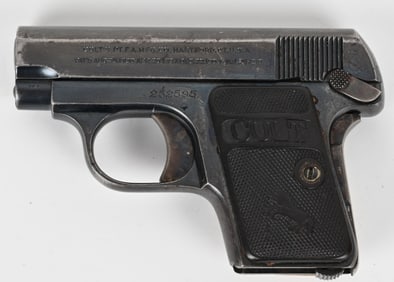 COLT MODEL 1908 .25 POCKET HAMMERLESS PISTOL