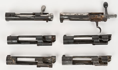 LOT OF 6: WW2 JAPANESE STRIPPED RIFLE ACTIONS