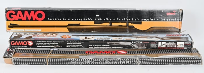 LOT OF (3) GAMO PRECISION PELLET AIR RIFLES