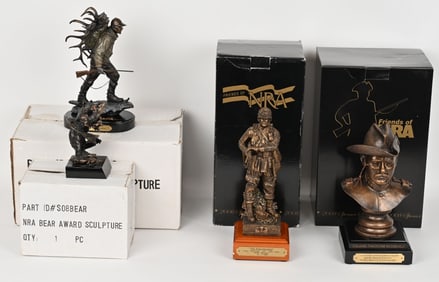 FRIENDS OF THE NRA SCULPTURES BY RICK TERRY