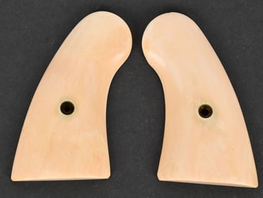 VINTAGE IVORY PISTOL GRIPS