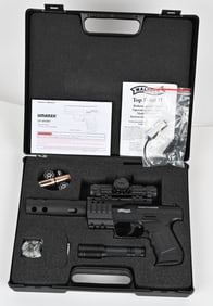 WALTHER NIGHTHAWK AIR PELLET PISTOL AND CASE
