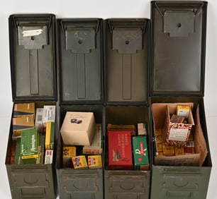 LOT OF MODERN & VINTAGE PISTOL AND SHOTGUN AMMO