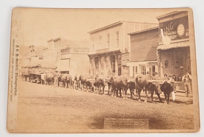 Cabinet Card Deadwood, Dakota Territory