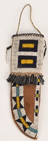 SIOUX BEADED SHEATH