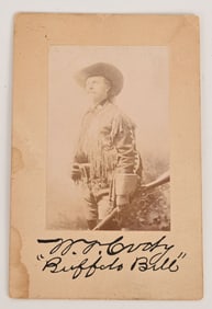 Autographed Photograph of Buffalo Bill Cody