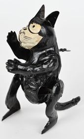 GUNTHERMANN HAND PAINTED TIN WINDUP FELIX THE CAT