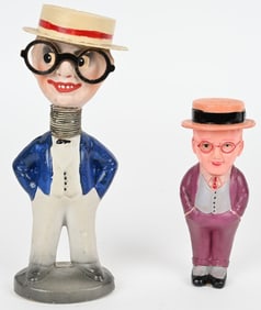 HAROLD LLOYD NODDER & CELLULOID TOY