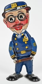 MARX TIN WINDUP 666 POLICEMAN
