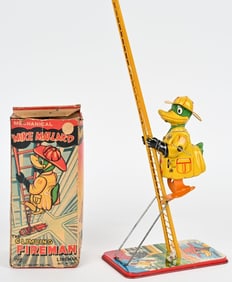 LINEMAR TIN WINDUP MIKE MALLARD CLIMBING FIREMAN