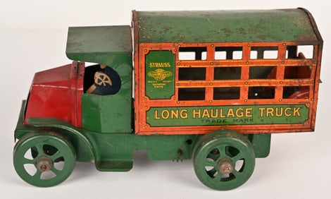 STRAUSS TIN WINDUP LONG HAULAGE TRUCK