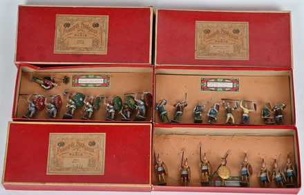 3- CBG SOLDIER SETS w/ BOXES