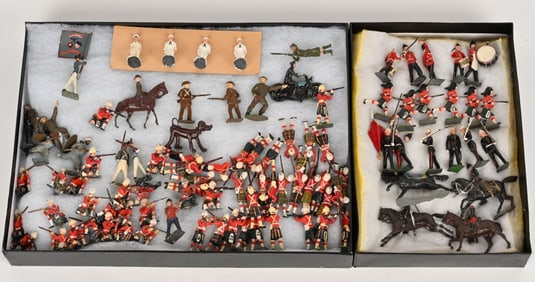 HUGE LOT OF BRITAINS LEAD SOLDIERS