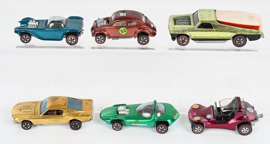 6- HOT WHEELS RED LINES