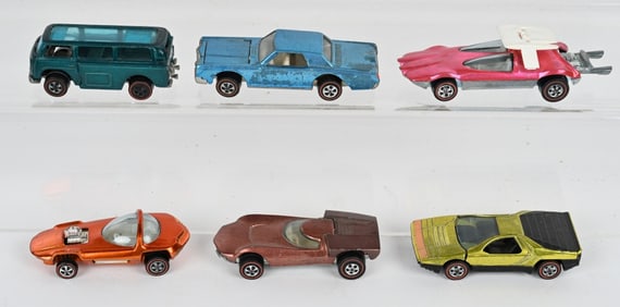 6- HOT WHEELS RED LINES
