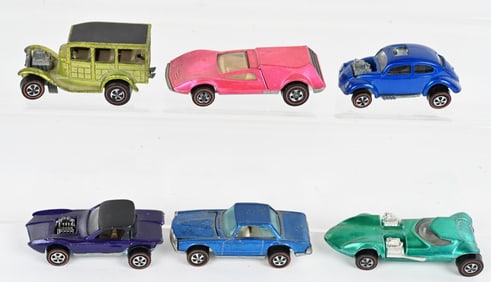 6- HOT WHEELS RED LINES