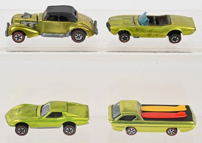 4- HOT WHEELS RED LINES