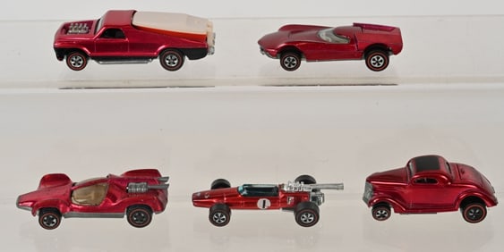 5- HOT WHEELS RED LINES
