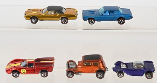 5- HOT WHEELS RED LINES
