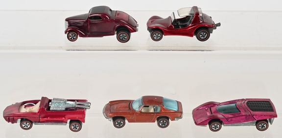5- HOT WHEELS RED LINES