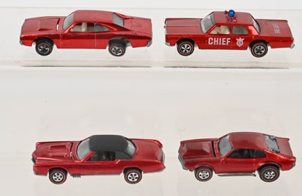 4- HOT WHEELS RED LINES