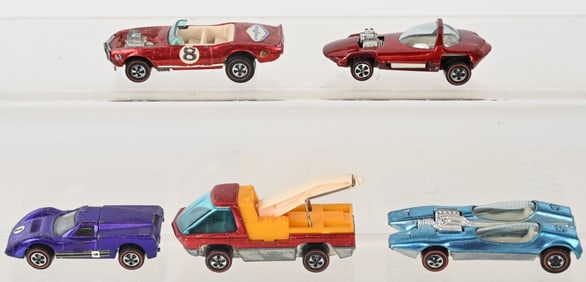 5- HOT WHEELS RED LINES