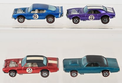 4- HOT WHEELS RED LINES