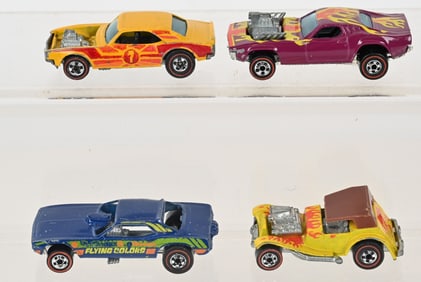 4- HOT WHEELS RED LINES