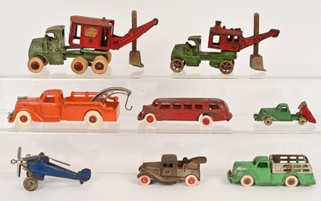LOT OF CAST IRON TOYS