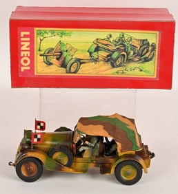 LINEOL CLOCKWORK GERMAN STAFF CAR