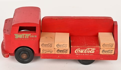 SMITTY WOODEN COCA COLA TRUCK