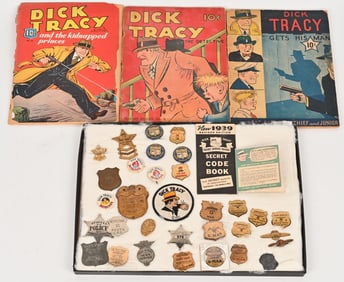 DICK TRACY & G-MAN MELVIN PURVIS PREMIUMS