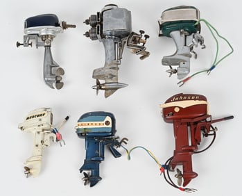 6- TOY OUTBOARD MOTORS