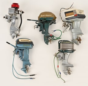 5- TOY OUTBOARD MOTORS